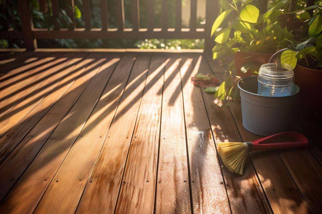 Comment nettoyer une terrasse en bois